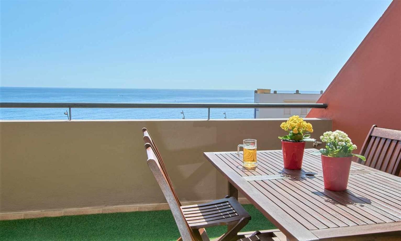 Bonita Vivienda Con Vistas Al Mar Playawifi Apartamento Radazul Exterior foto